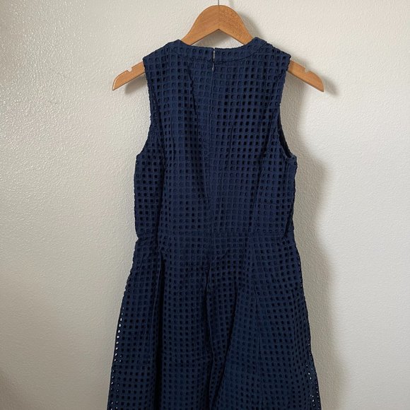 Madewell Dress Eyelet Sunshade A Line Sleeveless - Picture 7 of 10